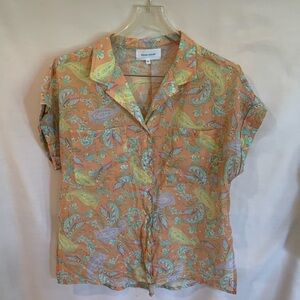 Dear John Paisley Small Collared Shirt